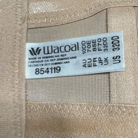 NWT Wacoal 854119 32DD Red Carpet Strapless Underwire Bra optional strap Roebuck - Picture 4 of 10
